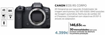 El Corte Inglés Câmera fotográfica canon promoção