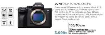El Corte Inglés Câmera fotográfica sony promoção