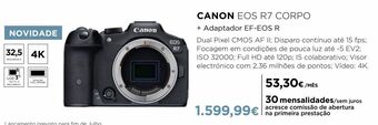 El Corte Inglés Câmera fotográfica canon promoção