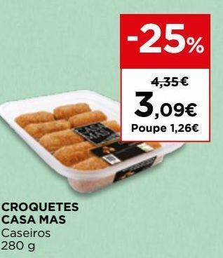 El Corte Inglés Croquetes de frango promoção