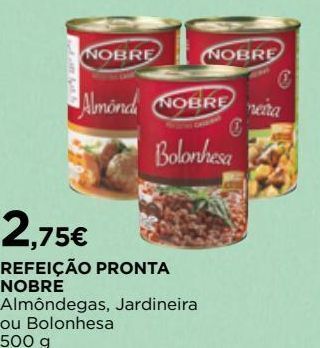 El Corte Inglés Pratos preparados nobre promoção