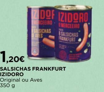 El Corte Inglés Salsicha izidoro promoção