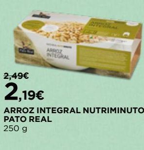 El Corte Inglés Arroz integral pato real promoção