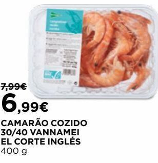 El Corte Inglés Camarão cozido el corte inglés promoção
