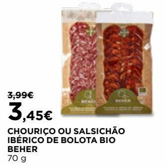 El Corte Inglés Chouriço promoção
