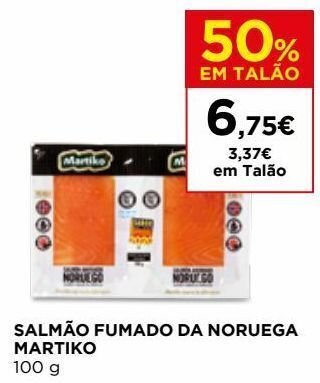 El Corte Inglés Salmão fumado martiko promoção