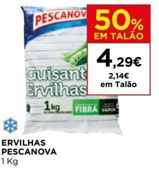 El Corte Inglés Ervilhas congeladas pescanova promoção