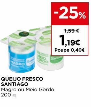 El Corte Inglés Queijo fresco santiago promoção