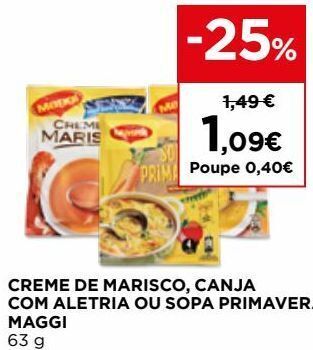 El Corte Inglés Sopas, caldos e purês maggi promoção
