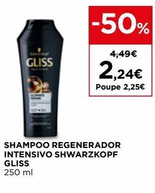 El Corte Inglés Shampoo gliss promoção