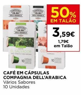 El Corte Inglés Cápsulas de café promoção