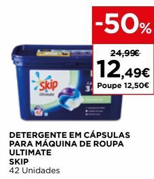 El Corte Inglés Detergente em cápsulas skip promoção
