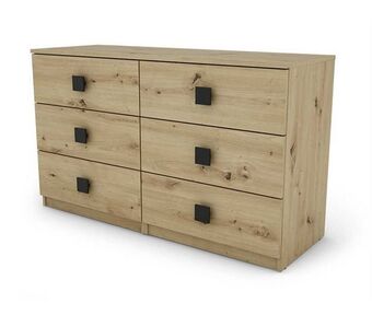 Conforama Comoda dupla 3+3 gavetas seattle promoção