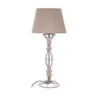 Hôma Candeeiro de mesa em metal taupe rose promoção