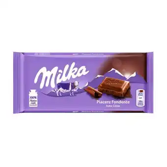 Pingo Doce Tablete de chocolate extra cacau milka promoção