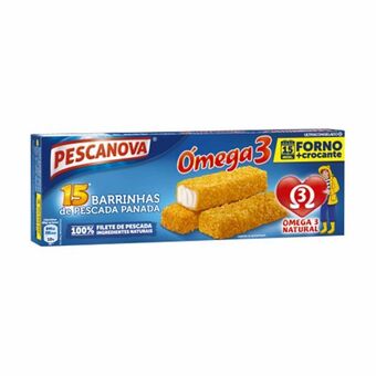 Pingo Doce Barrinhas de pescada ómega 3 pescanova promoção
