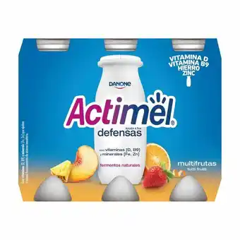 Pingo Doce Iogurte líquido de tutti frutti actimel - pack 6 promoção