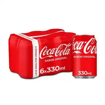 Pingo Doce Refrigerante com gás sabor original lata coca-cola promoção