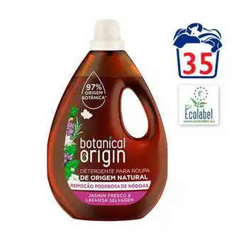 Pingo Doce Detergente máquina da roupa líquido origem natural lavanda botanical origin - 35 doses promoção