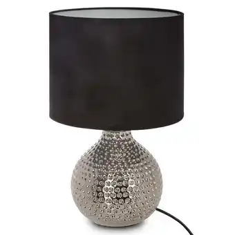 Hôma Candeeiro de mesa preto em cerâmica promoção