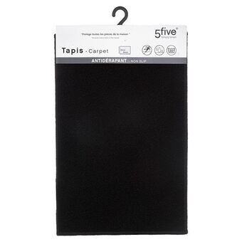 Hôma Tapete de entrada preto 40x60cm promoção
