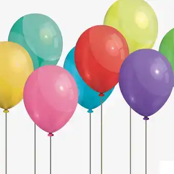 Hôma Conjunto de 50 balões coloridos promoção