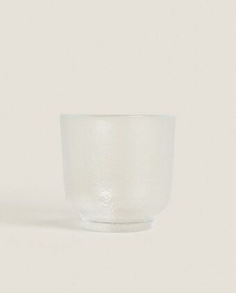 ZARA HOME Copo vidro relevo promoção