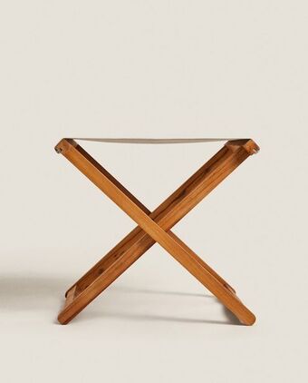 ZARA HOME Banco dobrável de teka promoção