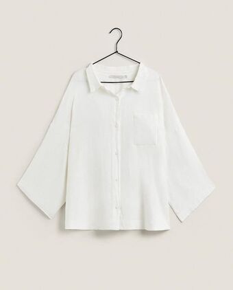 ZARA HOME Camisa linho manga comprida promoção