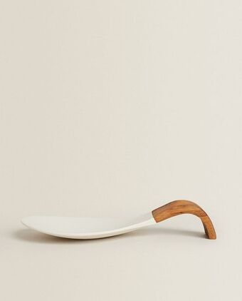 ZARA HOME Pousa-colher madeira e silicone promoção