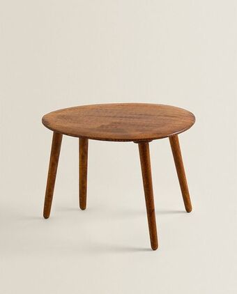 ZARA HOME Mesa de madeira biselada promoção