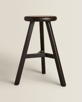 ZARA HOME Banco de madeira reciclada promoção