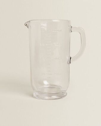 ZARA HOME Jarro vidro medidor promoção