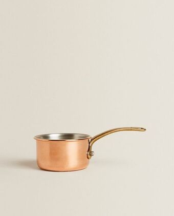ZARA HOME Tacho pequeno de cobre e latão promoção