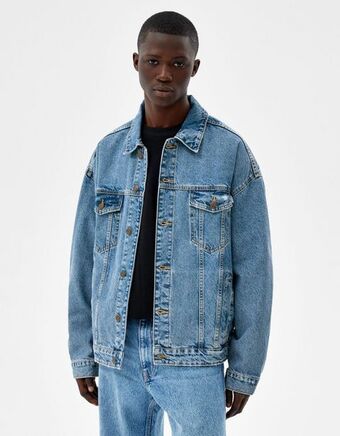 Casaco denim oversize