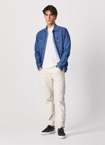 Pepe Jeans Crane slim fit regular waist jeans promoção