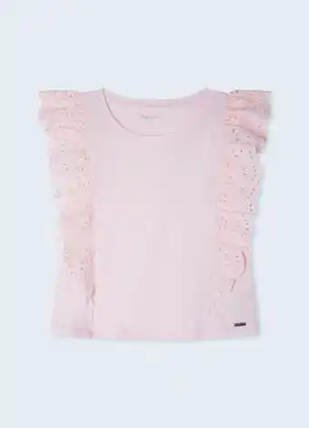 Pepe Jeans Top com folhos hill promoção