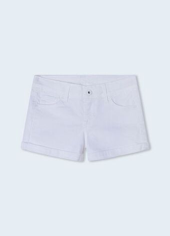Calções em denim foxtail