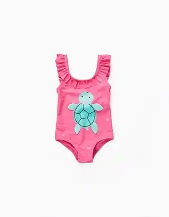 Zippy Fato de banho para bebé menina 'turtle', rosa promoção