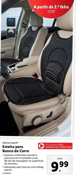 Lidl Esteira Para Banco de Carro promoção