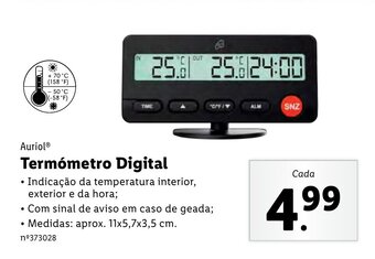 Lidl Termometro Digital promoção
