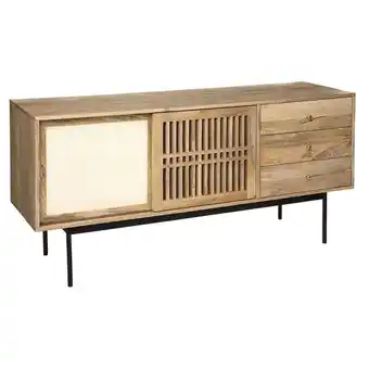 Hôma Móvel de tv zen bege madeira 73x150cm promoção