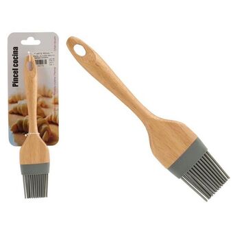 Hôma Pincel em silicone com cabo de madeira promoção