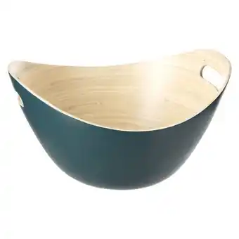 Hôma Saladeira em bambu verde 30x26cm promoção