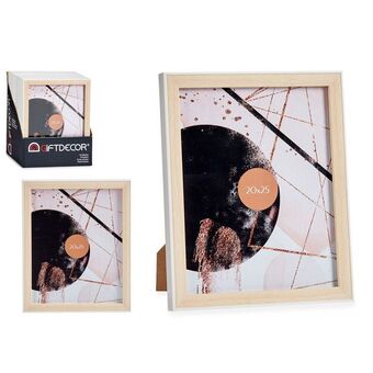 Hôma Moldura de madeira branco 20x25cm promoção
