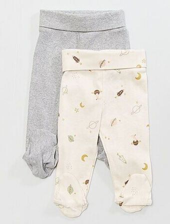 Kiabi Lote de 2 leggings com pés promoção