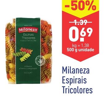 Milaneza Espirais Tricolores 500g