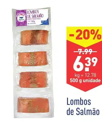 ALDI Lombos de Salmão 500g promoção