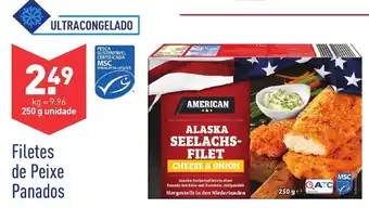 ALDI Filates de Peixe Panados 250g promoção