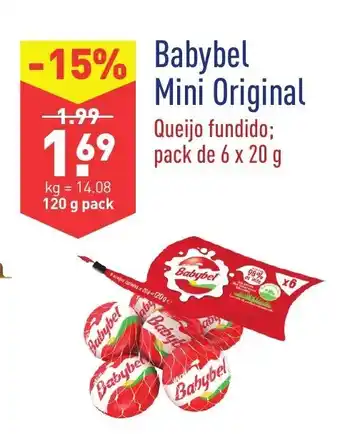 ALDI Babybel Mini Original Mini Original 120g promoção